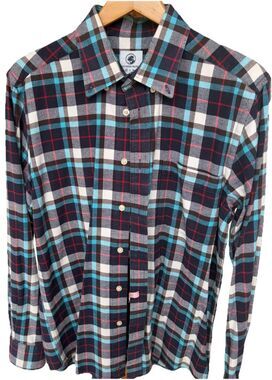 Southern Proper Plaid Shirt Men’s Medium Preppy Southern Frat Coastal Prep